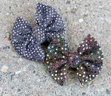 Load image into Gallery viewer, Dark Gray Sequin Sparkle Bow