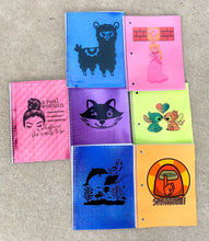 Load image into Gallery viewer, School Notebooks-School Images and Customs Available-Multiple Colors/Images Available