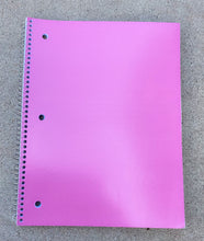 Load image into Gallery viewer, School Notebooks-School Images and Customs Available-Multiple Colors/Images Available