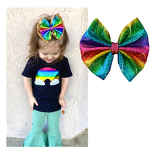 Load image into Gallery viewer, Shimmer Rainbow Bow