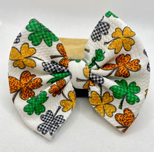 Load image into Gallery viewer, Multi Shamrock Bow