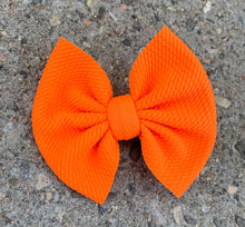 Load image into Gallery viewer, Bright Orange Bow/Wrap
