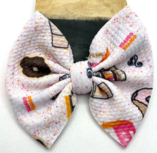 Load image into Gallery viewer, Donuts and Coffee Bow