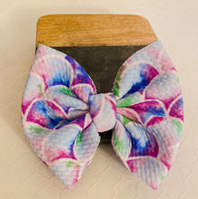 Load image into Gallery viewer, Purple Mermaid Bow