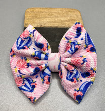 Load image into Gallery viewer, Floral Hot Air Balloons Bow