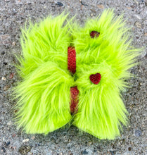 Load image into Gallery viewer, Green Fluffy Bow