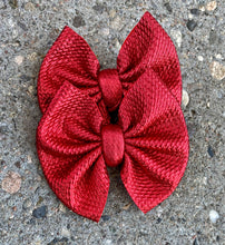 Load image into Gallery viewer, Red Pleather Bow