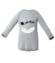 Load image into Gallery viewer, Santa & Reindeer short/long sleeve Onesie
