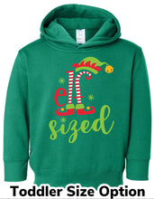 Load image into Gallery viewer, Elf Size Crewneck/Hoodie Toddler/Child Sweatshirt