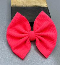 Load image into Gallery viewer, Bright Pink Bow(Shade Darker than Neon Pink)-VERY LIMITED