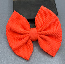 Load image into Gallery viewer, Neon Orange Bow