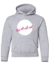 Load image into Gallery viewer, Santa & Unicorns Toddler/Child crewneck/hoodie Sweatshirt