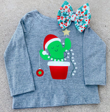 Load image into Gallery viewer, Christmas Cactus Shirt-Multiple Style Options(9/12m-XL Youth)