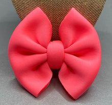 Load image into Gallery viewer, Flamingo Hot Pink Puff Bow