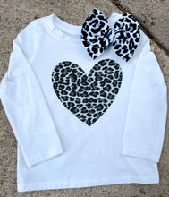 Load image into Gallery viewer, Snow Leopard Heart HOODIE-TODDLER-ADULT SIZES ONLY!