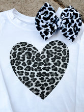 Load image into Gallery viewer, Snow Leopard Heart HOODIE-TODDLER-ADULT SIZES ONLY!