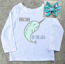 Load image into Gallery viewer, Narwhal HOODIE-TODDLER-ADULT SIZES ONLY!