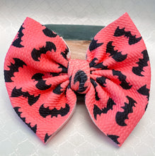 Load image into Gallery viewer, Pink Bats Bow