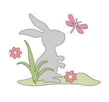 Load image into Gallery viewer, Bunny with Dragonfly Shirt-Youth Size