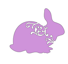 Load image into Gallery viewer, Purple Bunny Shirt-Youth Size