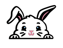 Load image into Gallery viewer, Peeking Bunny Shirt/Onesie-Infant/Toddler Sizes