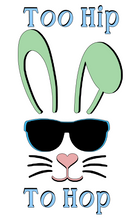 Load image into Gallery viewer, Too Hip to Hop-Mint Ears Shirt-Youth/Adult Sizes
