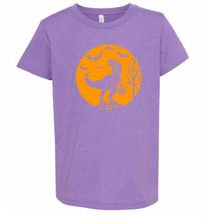 Load image into Gallery viewer, Halloween T-Rex Toddler/Youth Shirt- Unbleached or Bleached Option-Multiple Colors