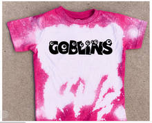 Load image into Gallery viewer, Goblins Adult Shirt- Unbleached or Bleached Option-Multiple Colors