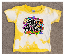 Load image into Gallery viewer, Bright Colors Stay Sweet Adult Shirt- Unbleached or Bleached Option-Multiple Colors