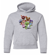 Load image into Gallery viewer, Toddler/Youth Character Hoodie or Crewneck Sweatshirt-Multiple Color and Style Options