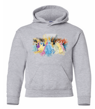 Load image into Gallery viewer, Toddler/Youth Character Hoodie or Crewneck Sweatshirt-Multiple Color and Style Options