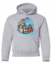 Load image into Gallery viewer, Toddler/Youth Character Hoodie or Crewneck Sweatshirt-Multiple Color and Style Options