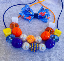 Load image into Gallery viewer, Just keep swimming ribbon bow