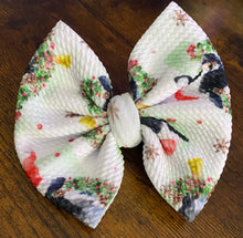 Load image into Gallery viewer, Moo-y Christmas Bow