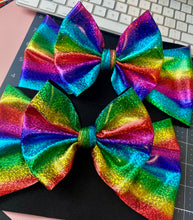 Load image into Gallery viewer, Shimmer Rainbow Bow