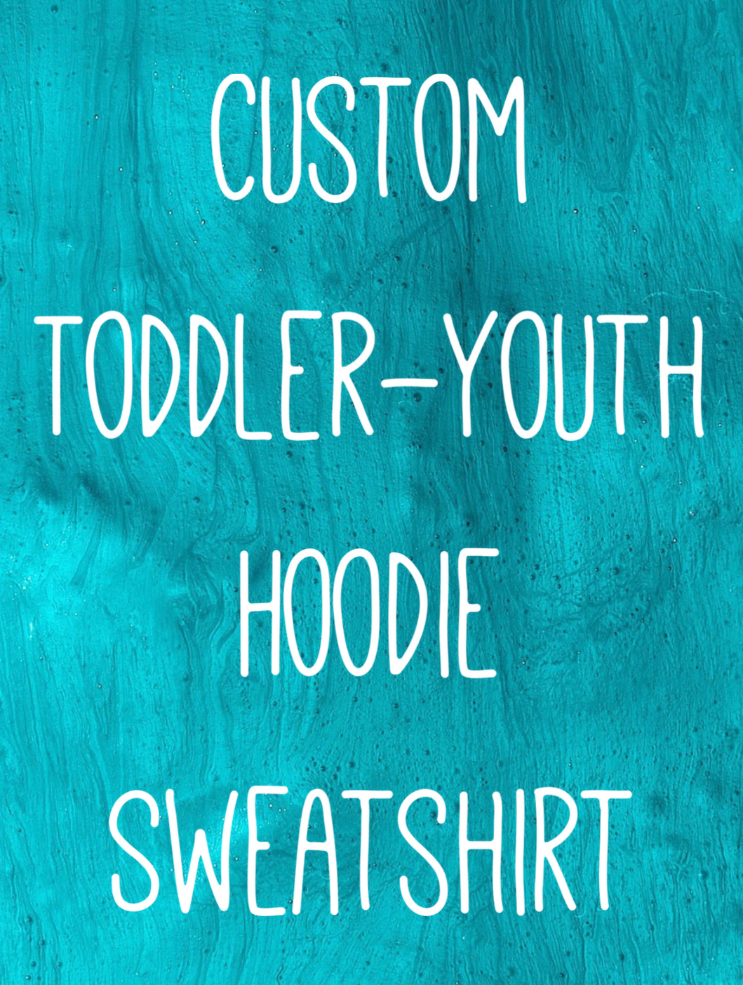 Custom Toddler-Youth Hoodie Sweatshirt