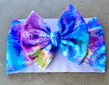 Load image into Gallery viewer, Patriotic Tie Dye Bow
