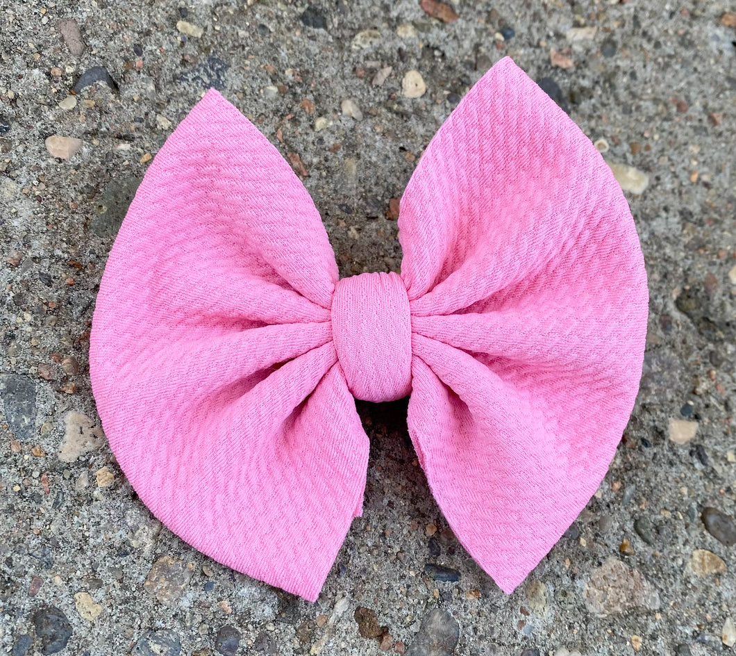 Bubblegum Pink Bow/Wrap