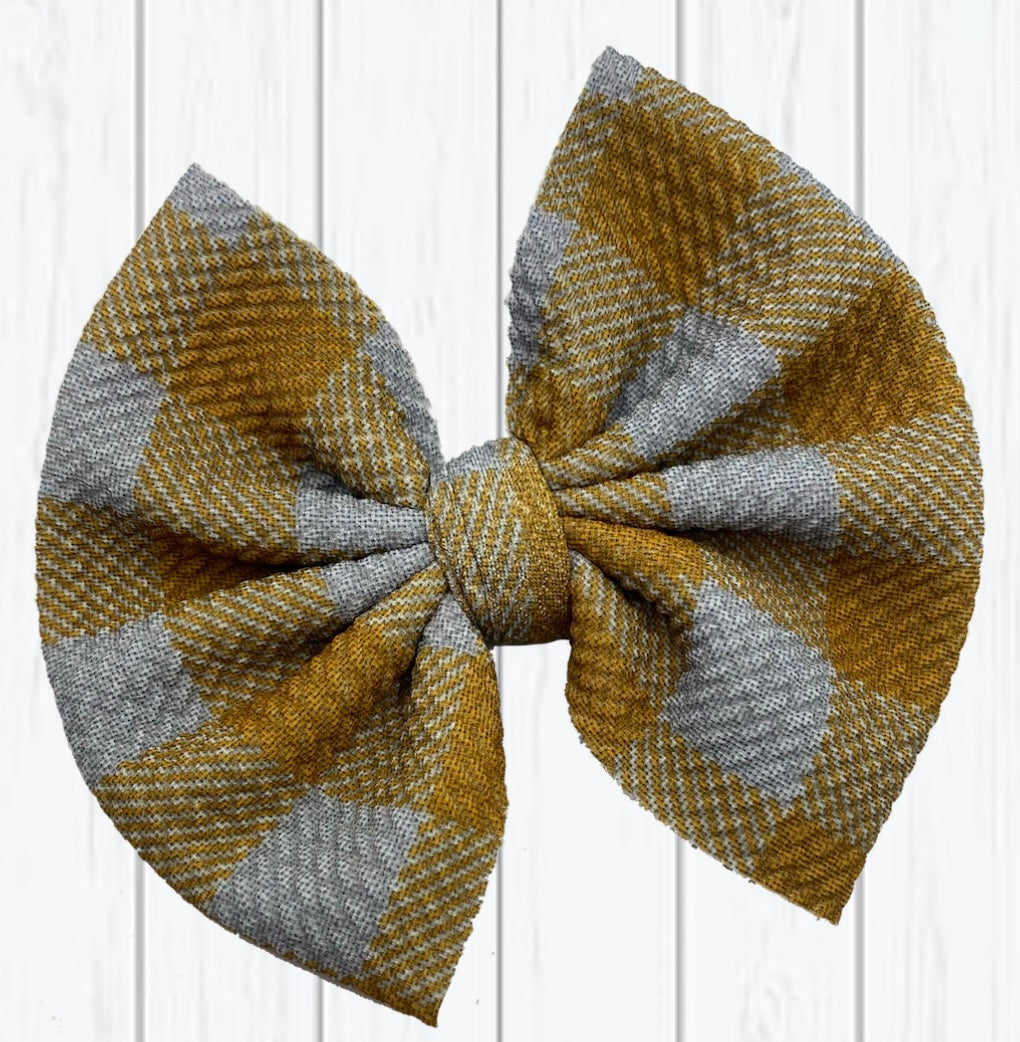 Plaid Bow
