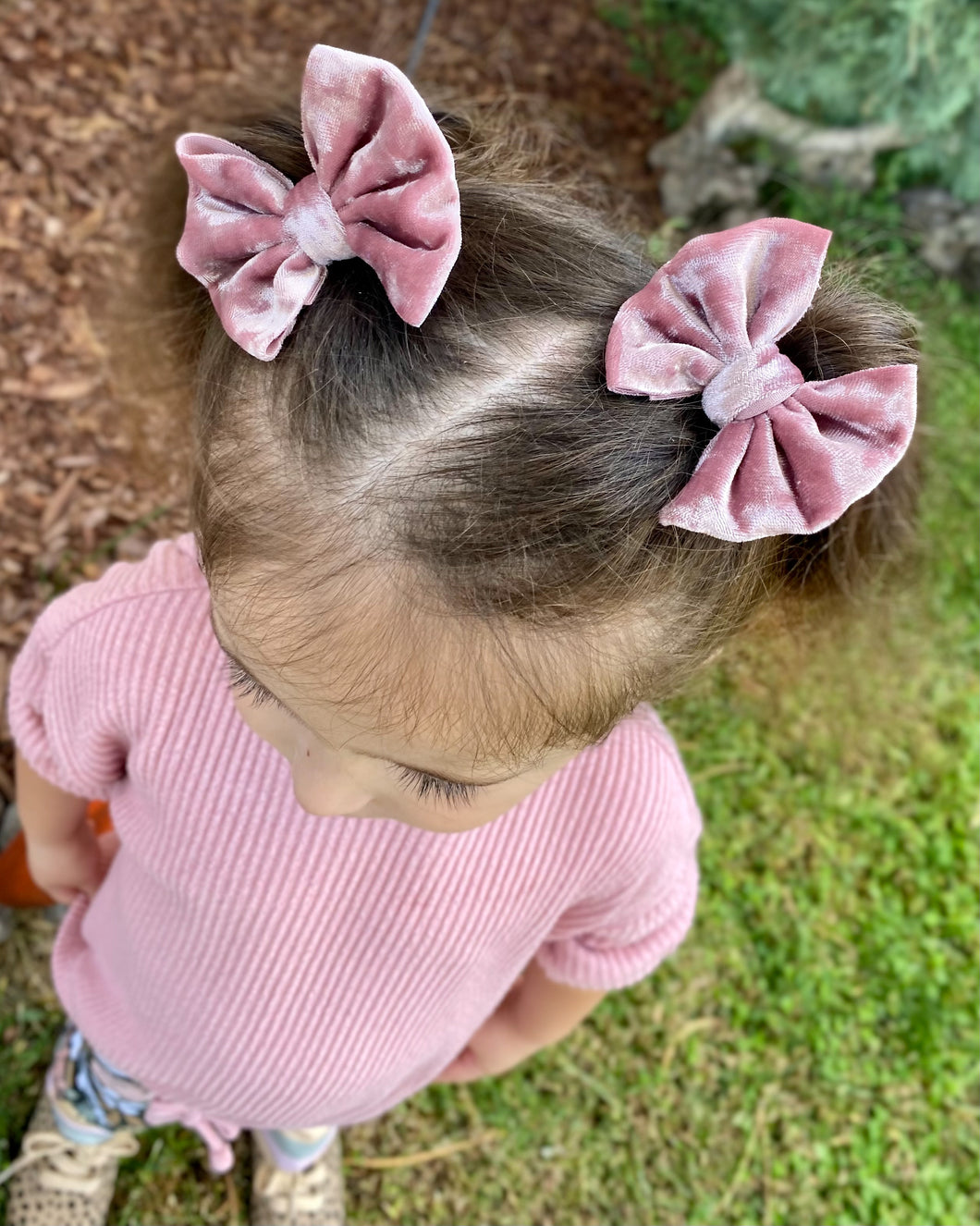 Velvet Mauve Bow