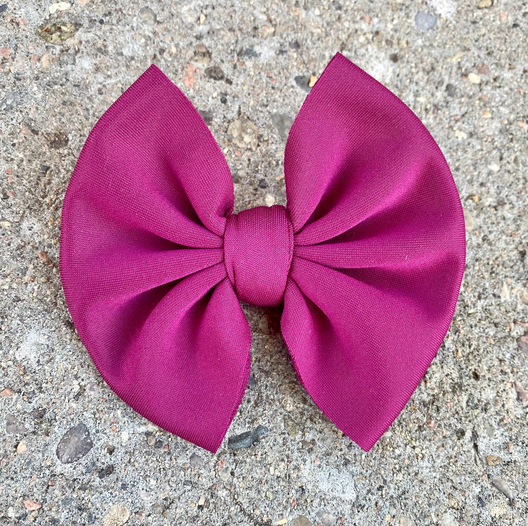 Cranberry Puff Bow