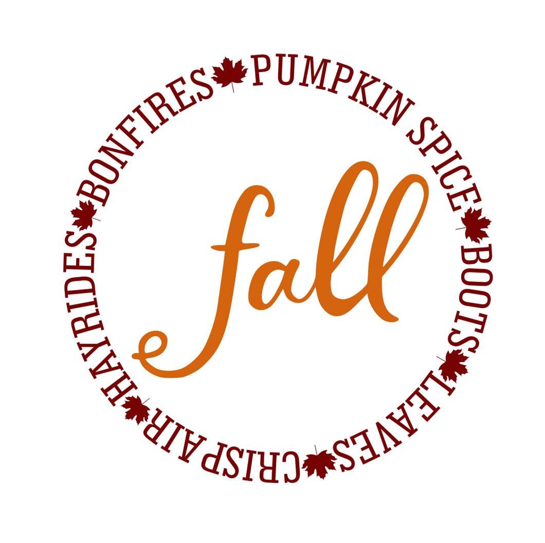 Fall Circle Adult Shirt