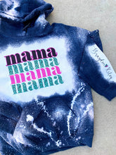 Load image into Gallery viewer, Custom MAMA Adult Hoodie or Crewneck Sweatshirt-Multiple Color and Style Options
