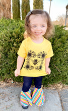Load image into Gallery viewer, Sunflower Bee Shirt-Infant-Adult-Sublimated image-Multiple Shirt Color Options
