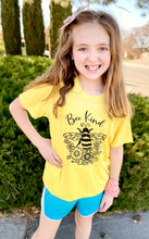 Load image into Gallery viewer, Bee Kind Shirt-Infant-Adult-Sublimated image-Multiple Shirt Color Options
