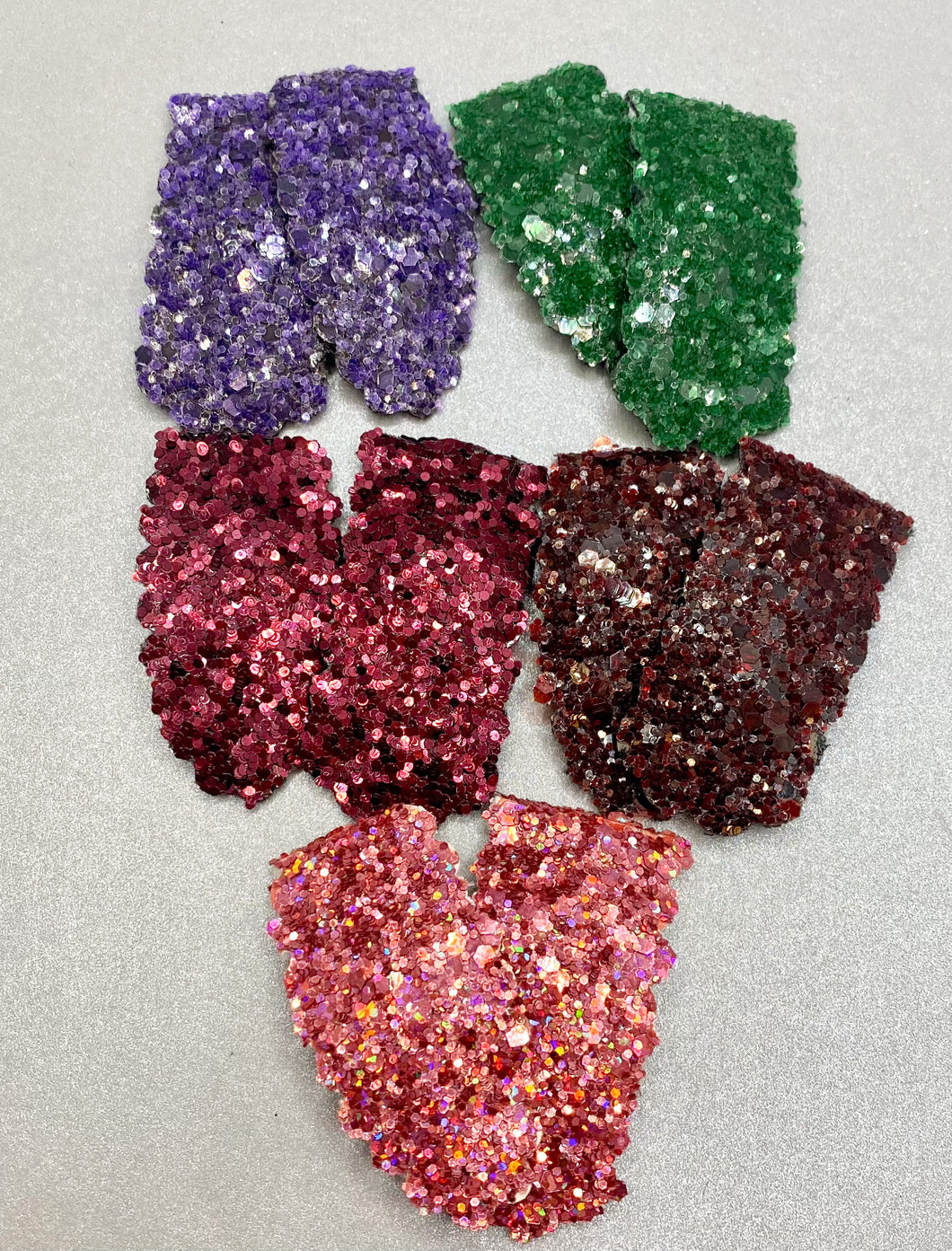 Glitter Snap Clips-