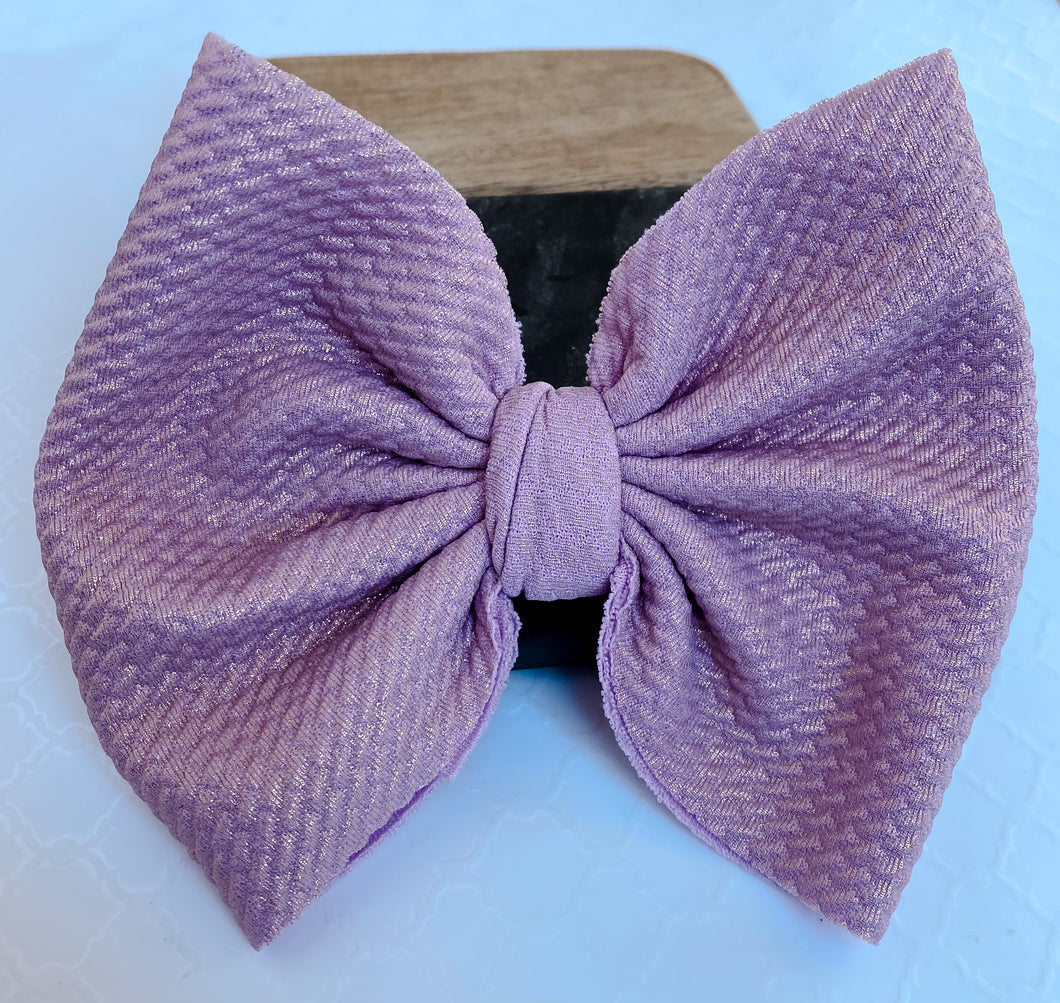 Let Down Your Hair Bow(with a light gold shimmer)