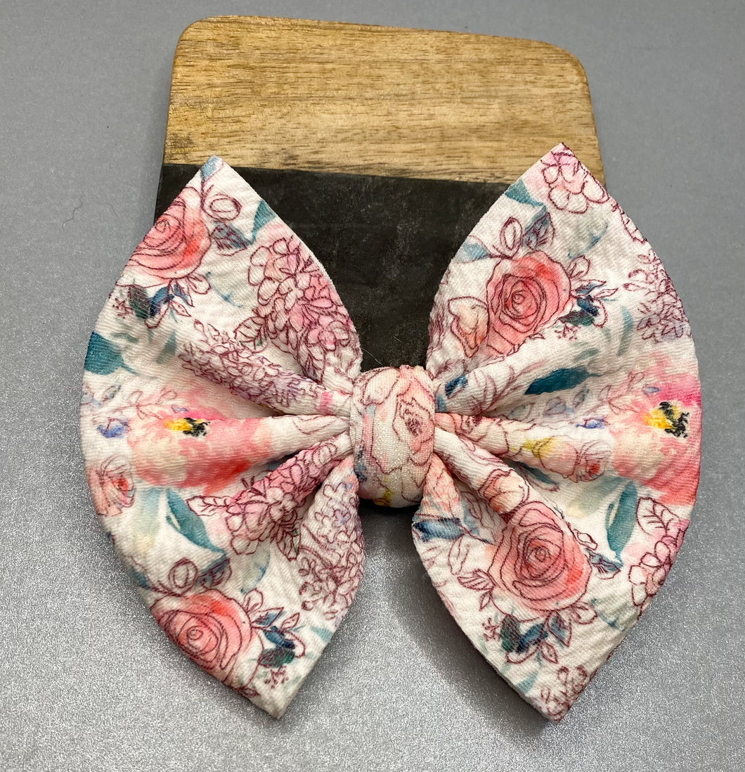 Pastel Rose Garden Bow