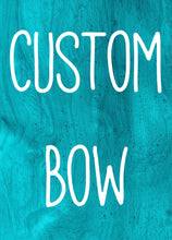 Load image into Gallery viewer, Custom  Bow/Wrap- for all humans and pets
