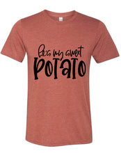Load image into Gallery viewer, He&#39;s My Sweet Potato short sleeve Adult Shirt

